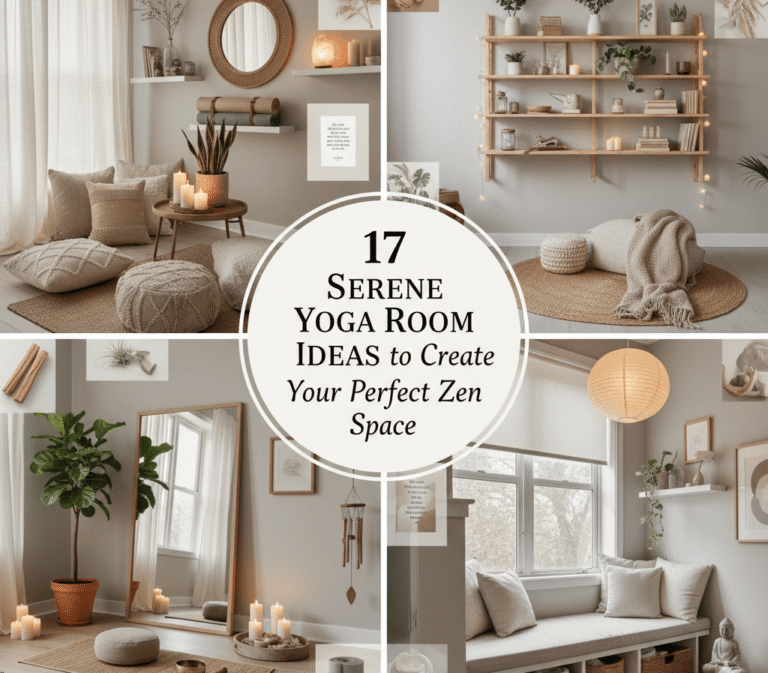 17 Seated Stretch and Focused Breathing in a Peaceful Meditation Room ideas 
