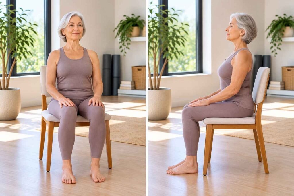 Seated Mountain Pose