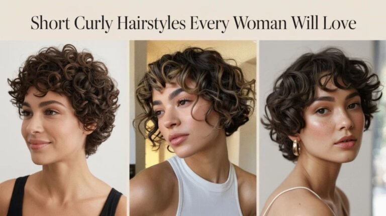 Short Curly Hairstyles Every Woman Will Love