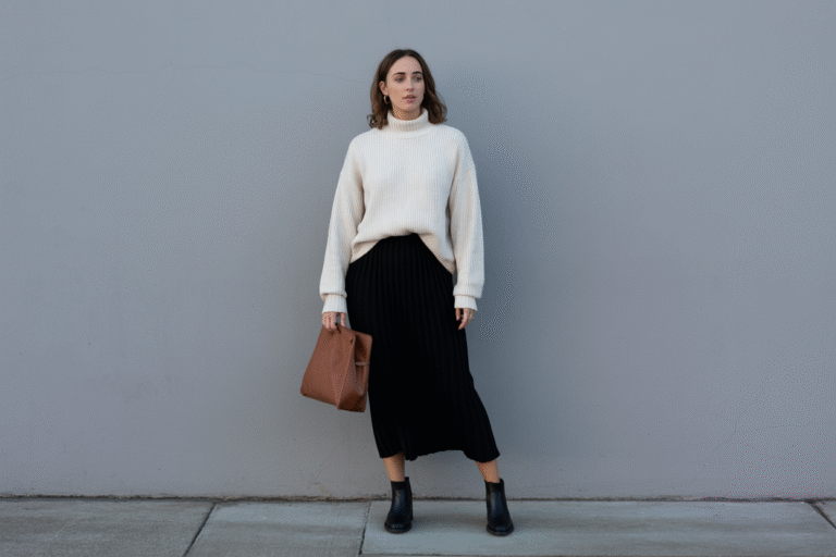 17 Cozy Winter Outfits That Hide Your Lower Belly