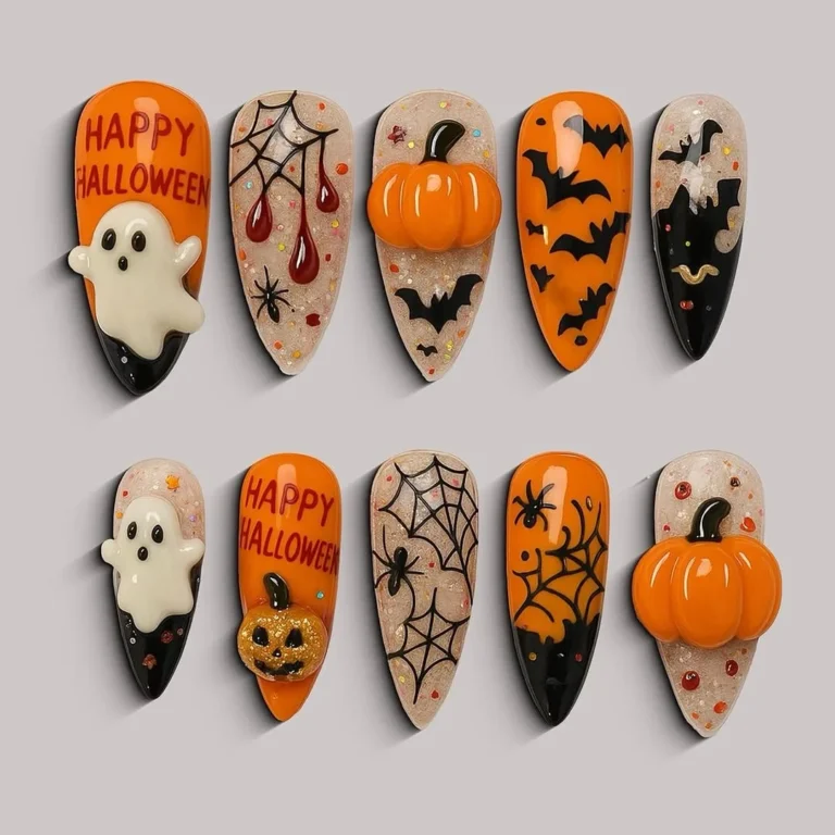 17 Fall Halloween Nails Ideas