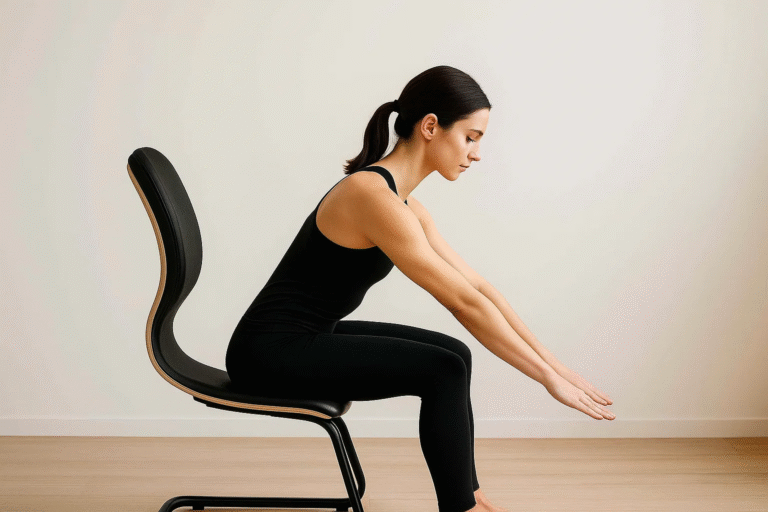 30 Free Printable Chair Yoga Poses for Seniors to Improve Flexibility and Posture