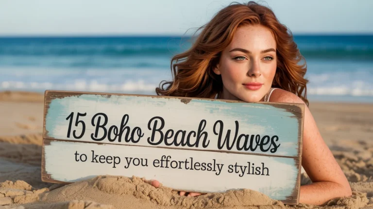 15 Boho Beach Waves Hairstyles to Keep You Effortlessly Stylish
