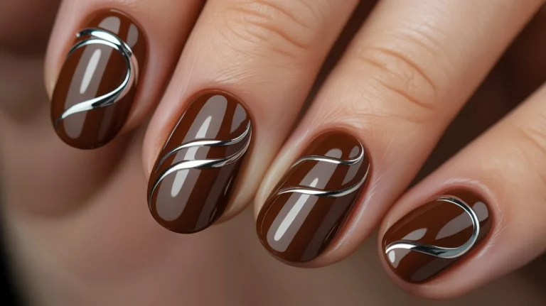15 Coffee Chrome Nails: A Modern Twist on Classic Elegance