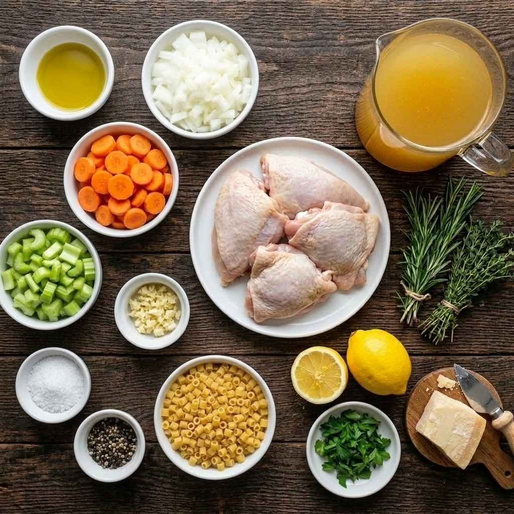 How to Make Italian Penicillin Soup ingredients