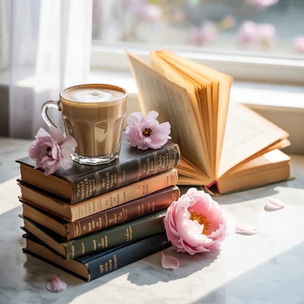 Latte & Literature Aesthetic
