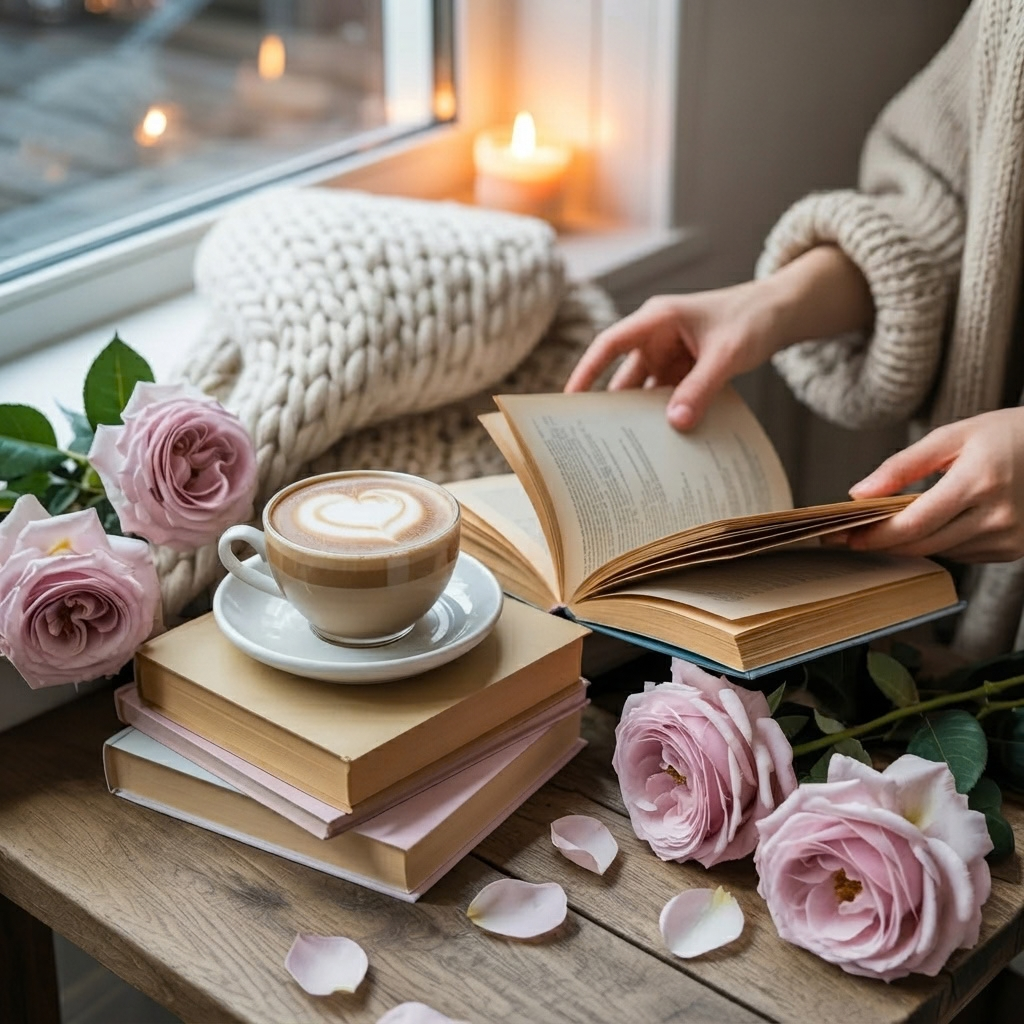 Soft Feminine Coffee Corner
