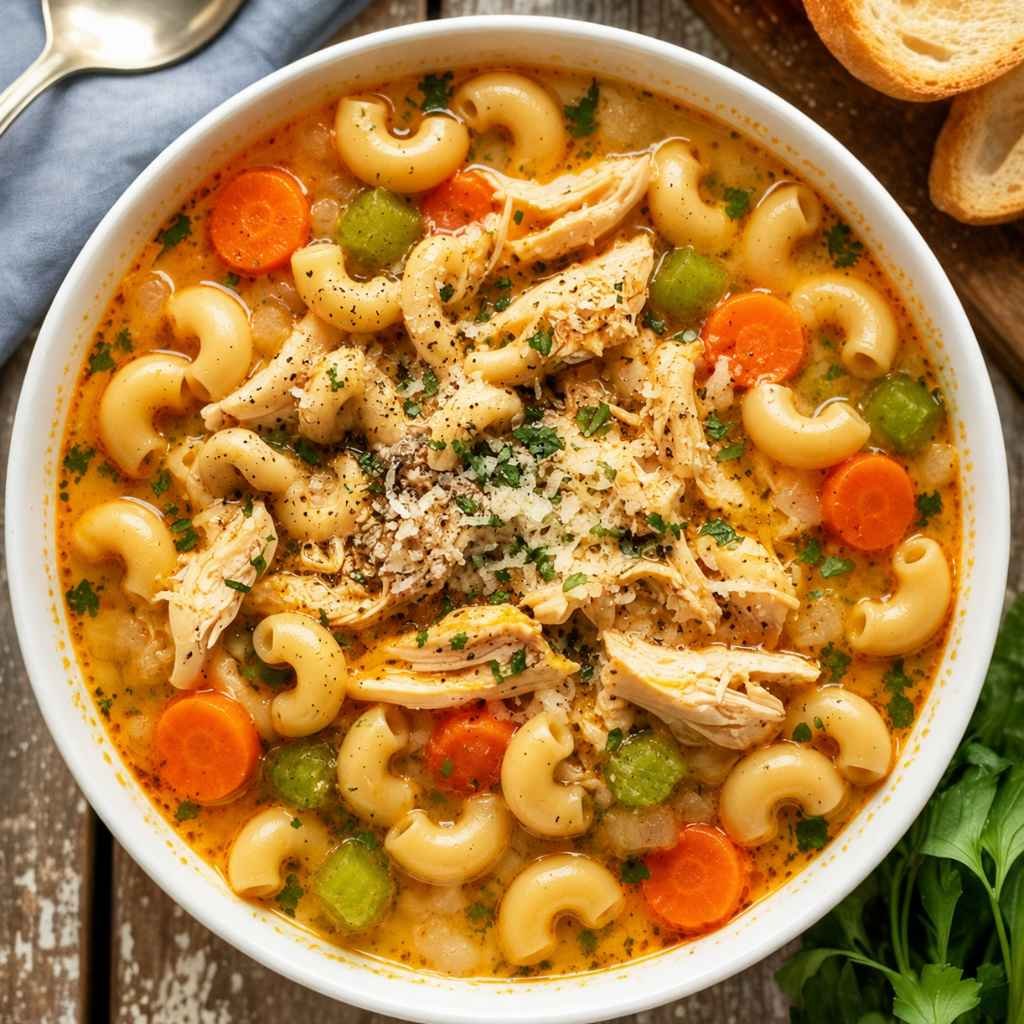 This Italian Penicillin Soup is a comforting choice for cozy nights, family dinners, or whenever you want a warm homemade meal. It is especially enjoyable during colder months when a hearty bowl of soup feels extra satisfying.Serve it with crusty bread for a simple dinner, or make a larger batch to enjoy as an easy meal throughout the week.