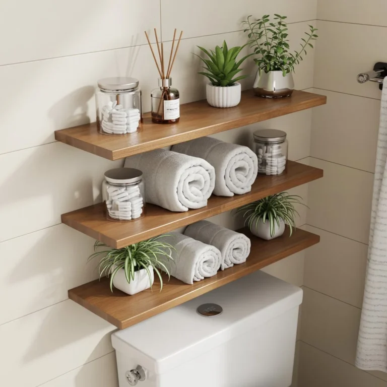 25 Small Bathroom Design Ideas With Plants And Wood Accents