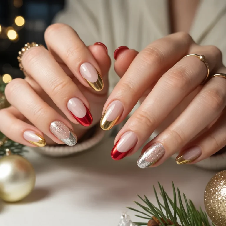 17 Trendy Christmas & Winter Nails Women Will Love