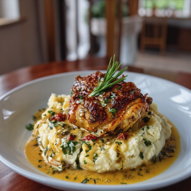 Smothered Chicken Thighs with Gravy