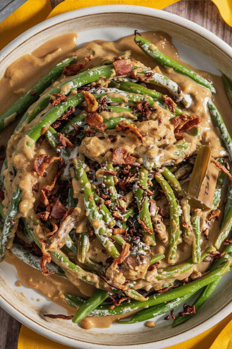 Homemade Green Bean Casserole