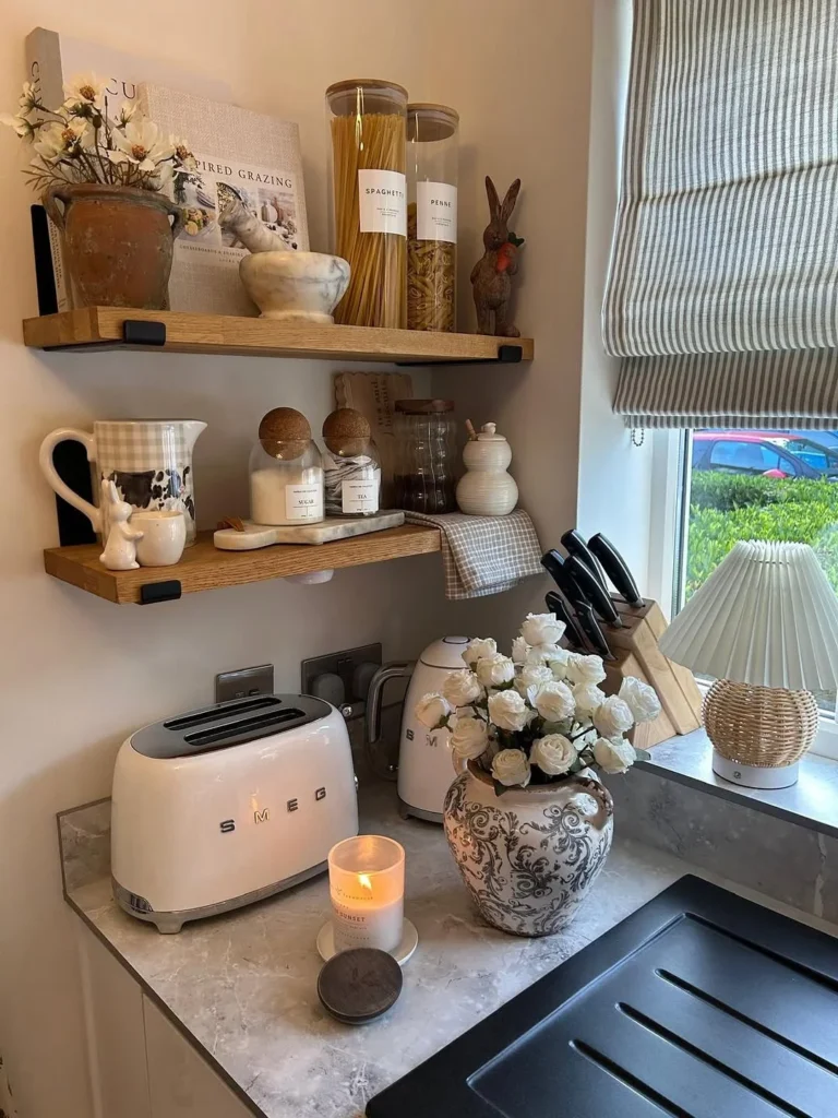 21 Kitchen Counter Styling Corner Ideas to Refresh Your Space