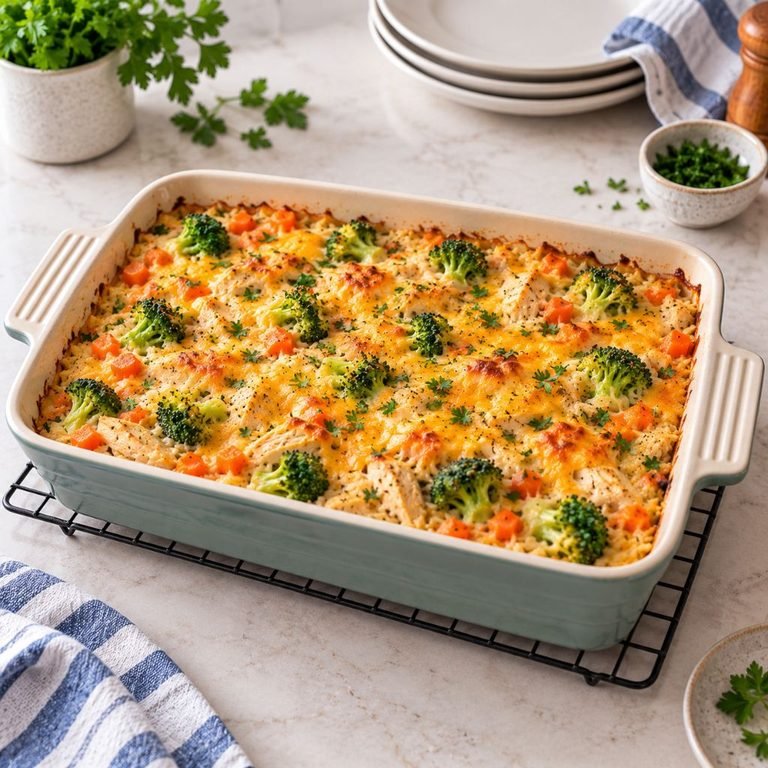 Healthy Chicken and Rice Casserole: A Wholesome Comfort Meal