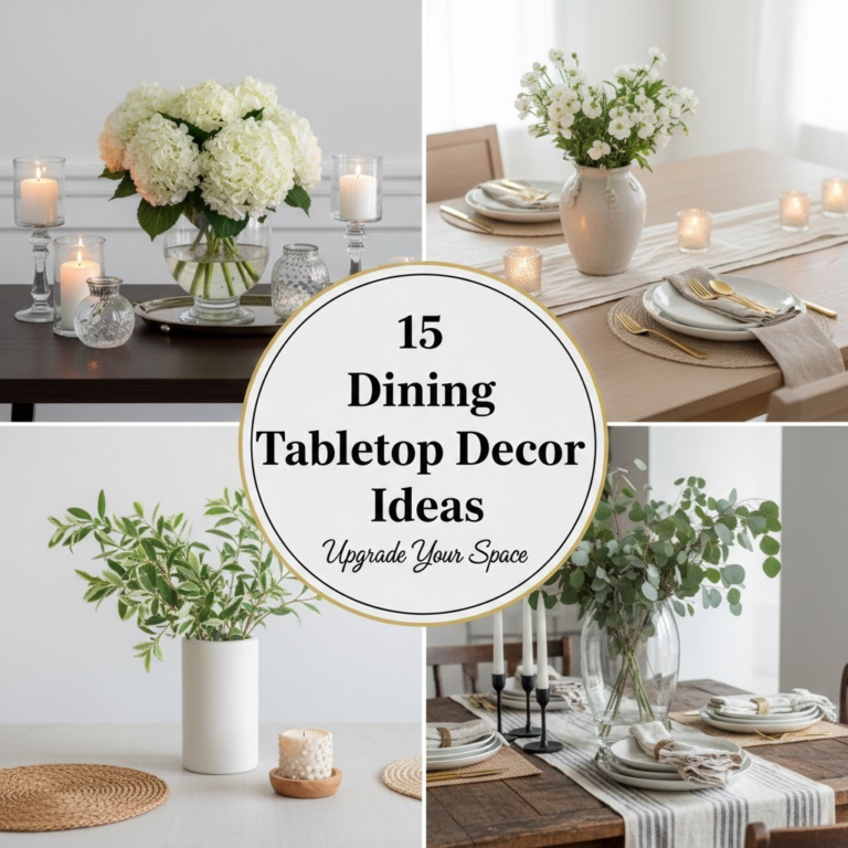 15 Modern Dining Tabletop Decor Ideas That Feel Stylish and Effortless