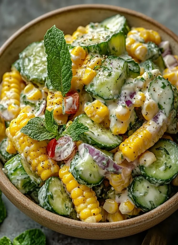 Street Corn Creamy Cucumber Salad: The Ultimate Refreshing Dish for Any Meal