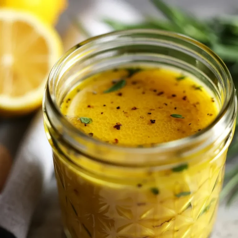 Lemon Vinaigrette Dressing Recipe – Easy & Zesty