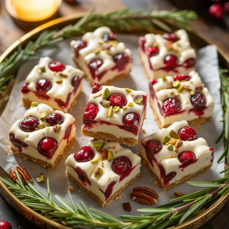 Cranberry Bliss Bars Recipe: A Festive Holiday Treat