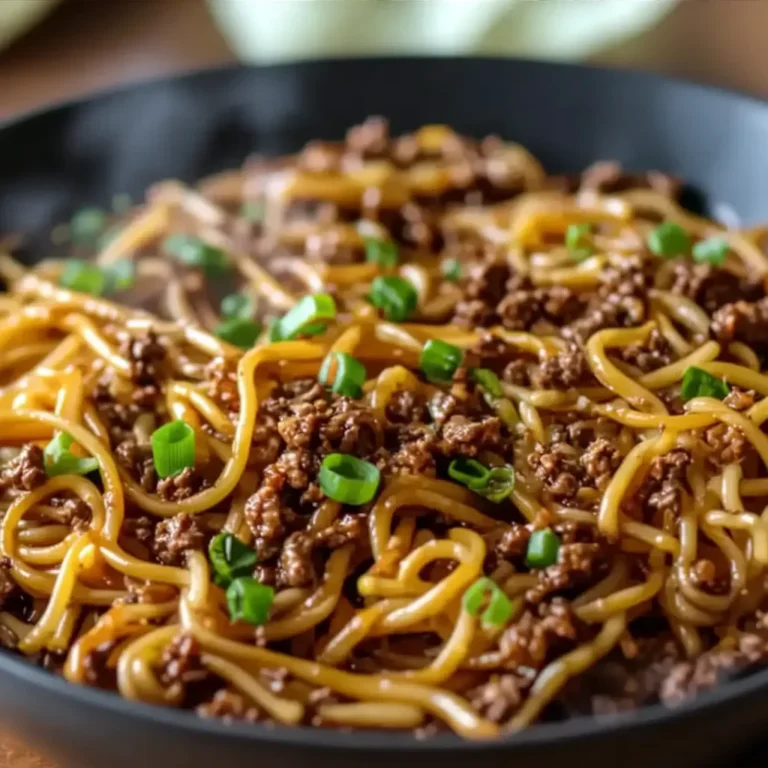 Mongolian Ground Beef Noodles Recipe: A Quick and Flavorful Meal