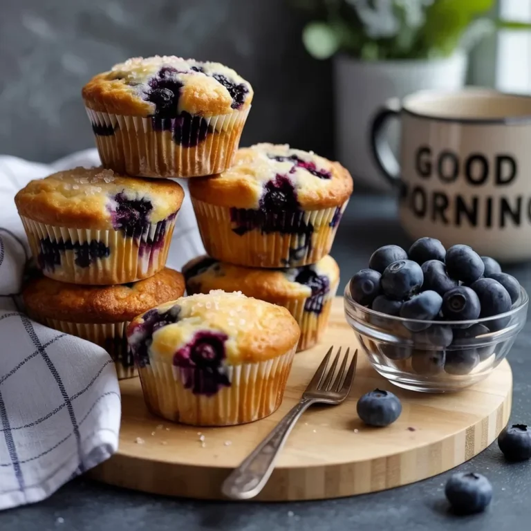 Easy Healthy Blueberry Muffins Recipe