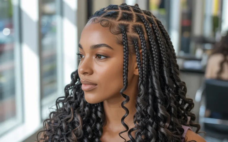 21 Elegant & Painless Knotless Braids