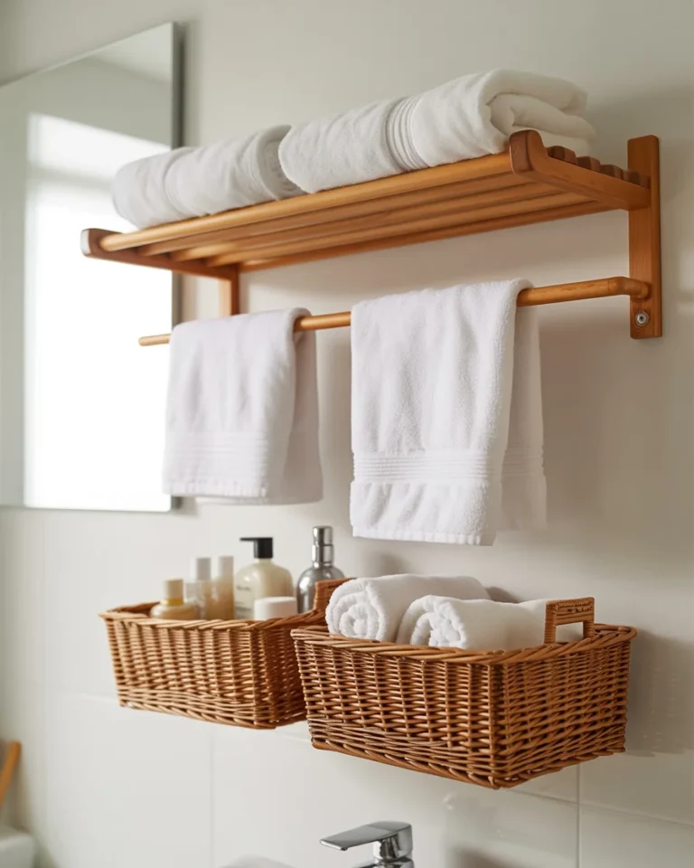 17 Bathroom Towel Hanging Ideas for Stylish and Functional Decor
