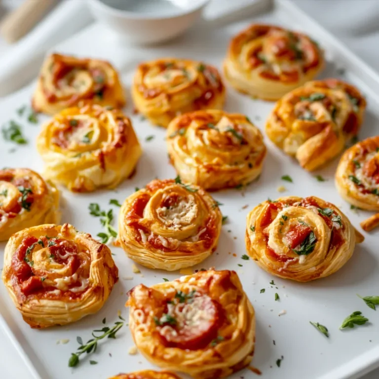 Puff Pastry Pizza Bites Recipe – Crispy, Cheesy, and Irresistible