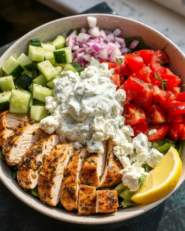 Greek Chicken Bowls: A Fresh and Flavor-Packed Mediterranean Meal