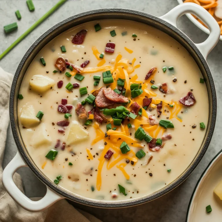 The Best Homemade Loaded Potato Soup: A Comforting Classic