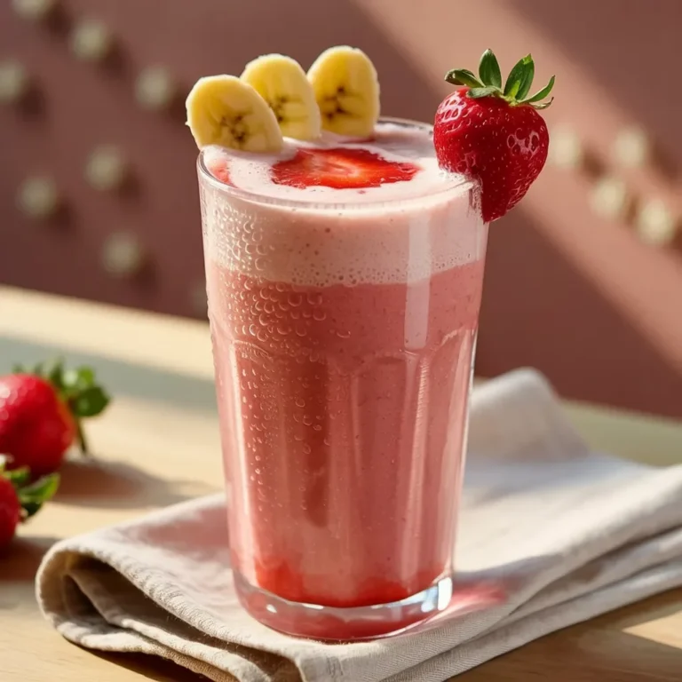 Strawberry Banana Smoothie Recipe – Easy & Delicious!