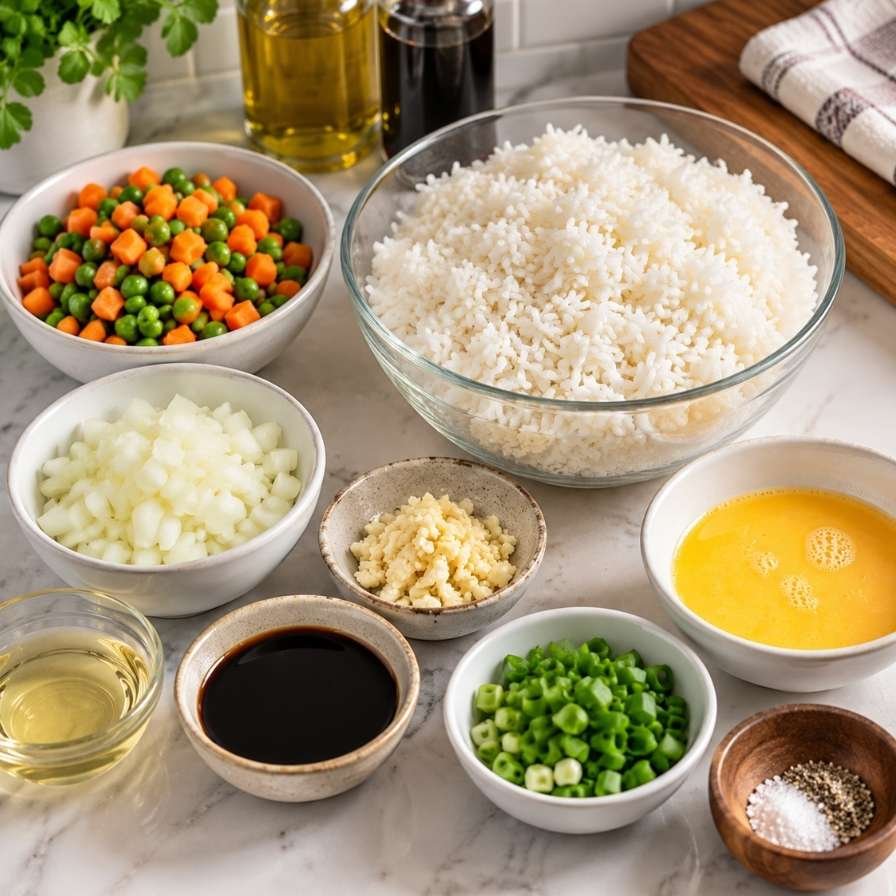 Key Ingredients for Easy Fried Rice