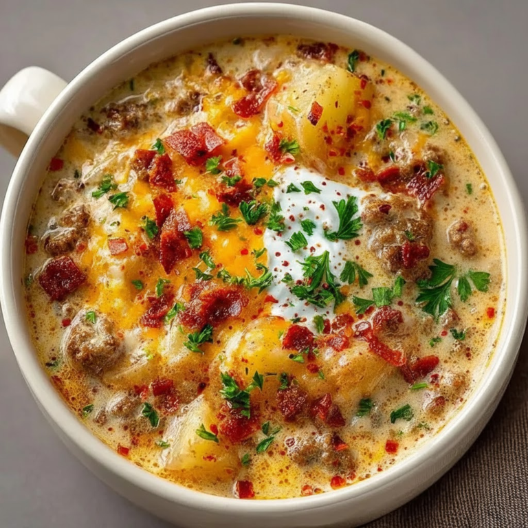 Loaded Potato Sausage Soup Recipe