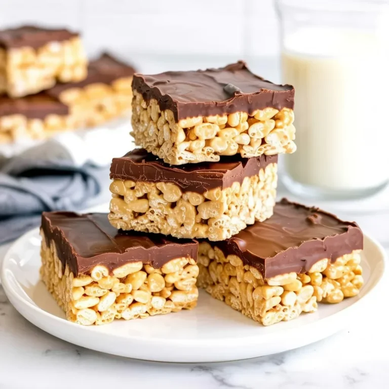 Chocolate Covered Peanut Butter Rice Krispie Treats: A Delicious Twist on a Classic Treat