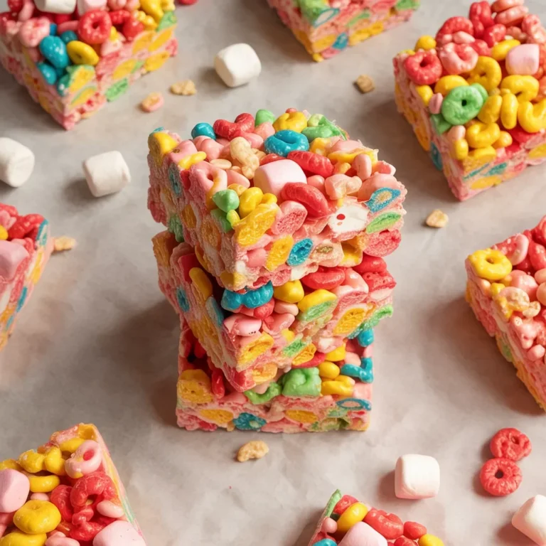 Fruity Pebbles Rice Krispie Treats Recipe: A Colorful Twist on a Classic Favorite