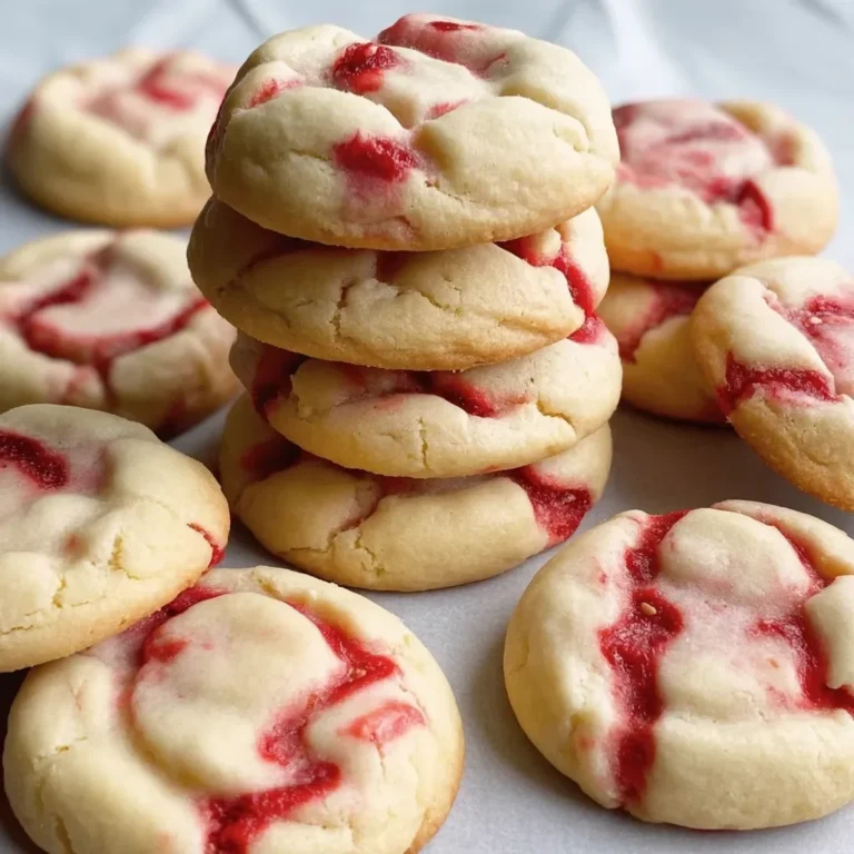 Strawberry Cheesecake Cookies Recipe (Creamy Center, Fresh Strawberry Swirl, Bakery Style at Home)