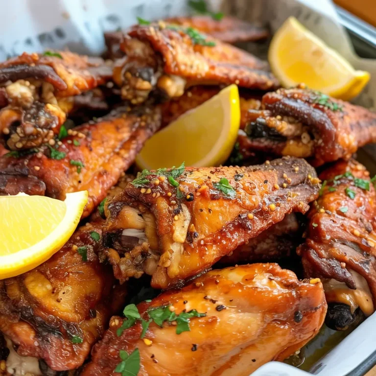 Lemon Pepper Wings Recipe Air Fryer (Ultra Crispy, Zesty, Juicy & Better Than Takeout)