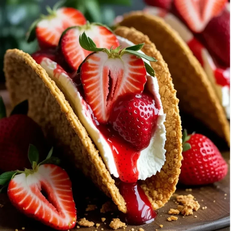 Mini Strawberry Cheesecake Tacos Recipe: A Delightful Twist on a Classic Dessert