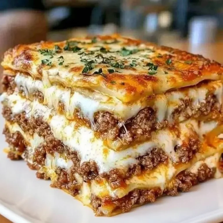 Easy Cheesy Ground Beef Lasagna Recipe for Dinner