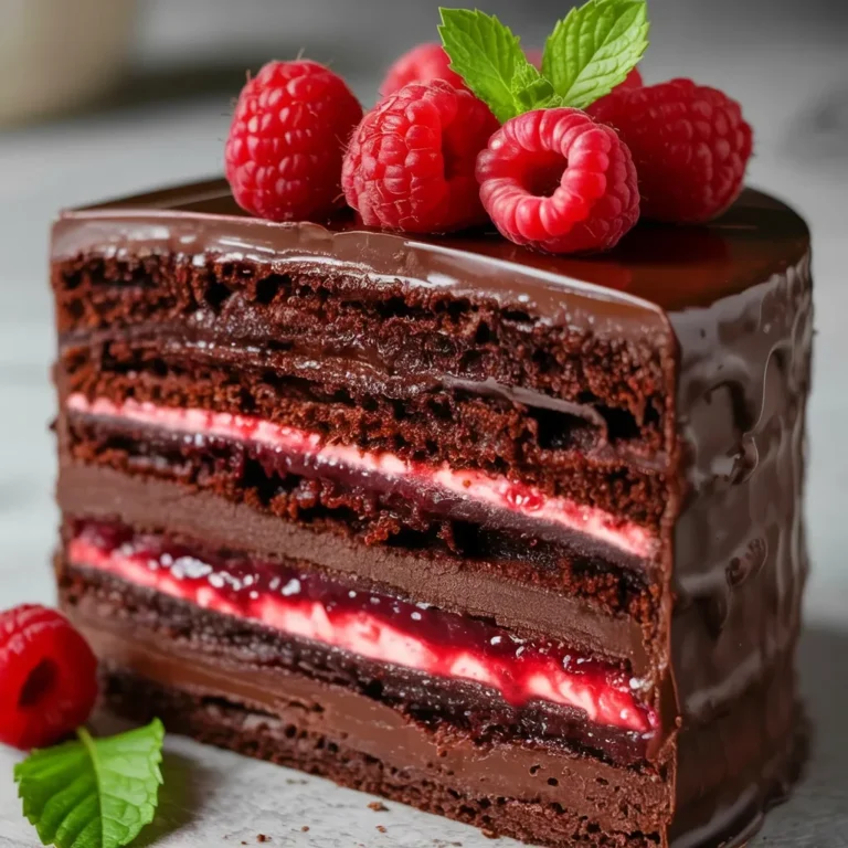 Decadent Chocolate Raspberry Cake: A Perfect Blend of Richness and Freshness