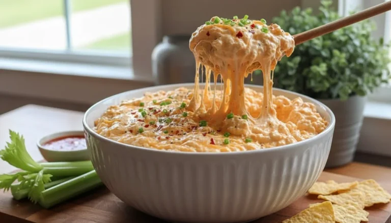 Cottage Cheese Buffalo Dip | 40g Protein & Game Day Favorite