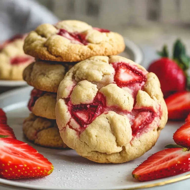 Strawberry Cheesecake Cookies Recipe (Rich, Soft, and Irresistibly Sweet)