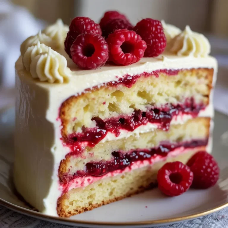 White Chocolate Raspberry Cake Recipe (Indulgent, Moist, and Irresistibly Sweet)