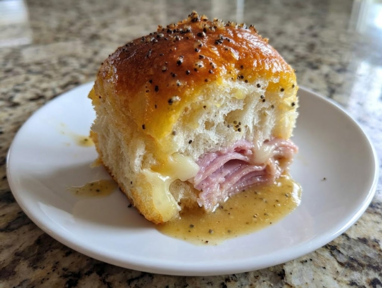 Baked Ham & Cheese Sliders