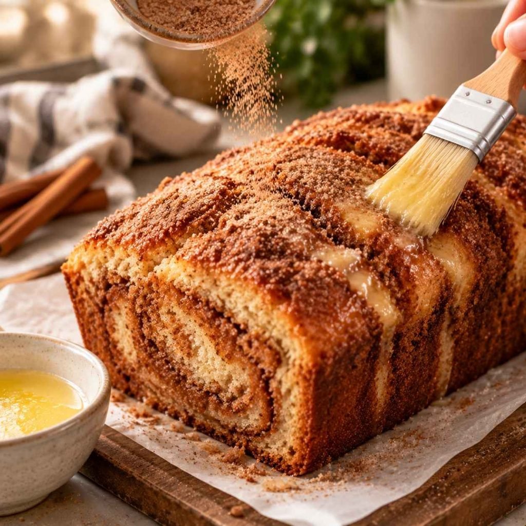 Add the Final Cinnamon Sugar Topping