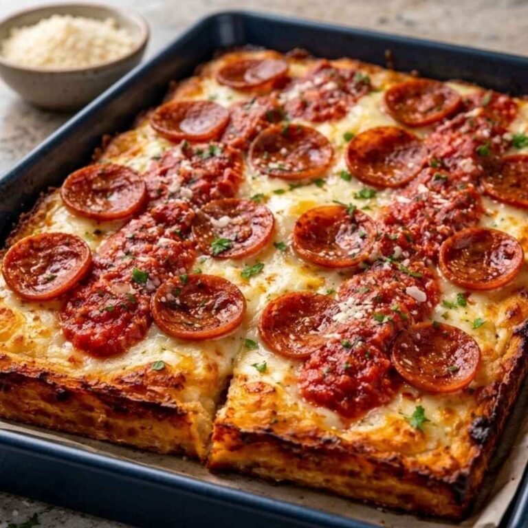 Easy Detroit Style Pizza Recipe for Beginners