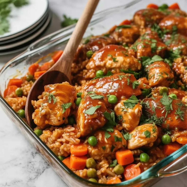 Teriyaki Chicken and Rice Casserole Recipe: A Sweet and Savory One-Pan Meal