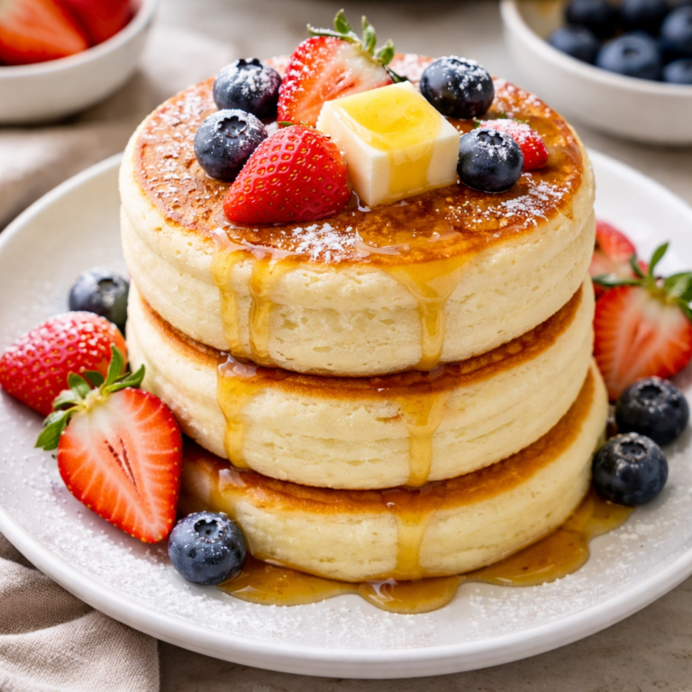 Japanese Soufflé Pancakes Recipe