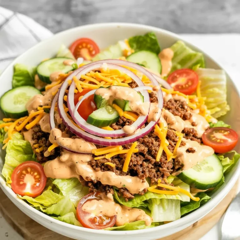 Healthy Big Mac Salad Recipe: A Low-Carb, Fresh Twist on a Classic