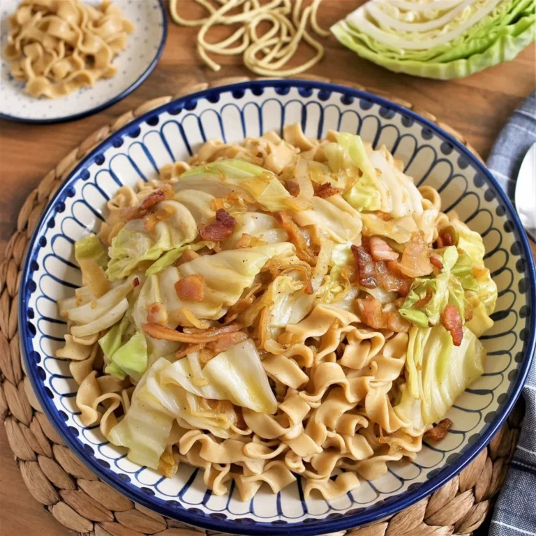 Haluski Recipe Crockpot Cabbage and Noodles