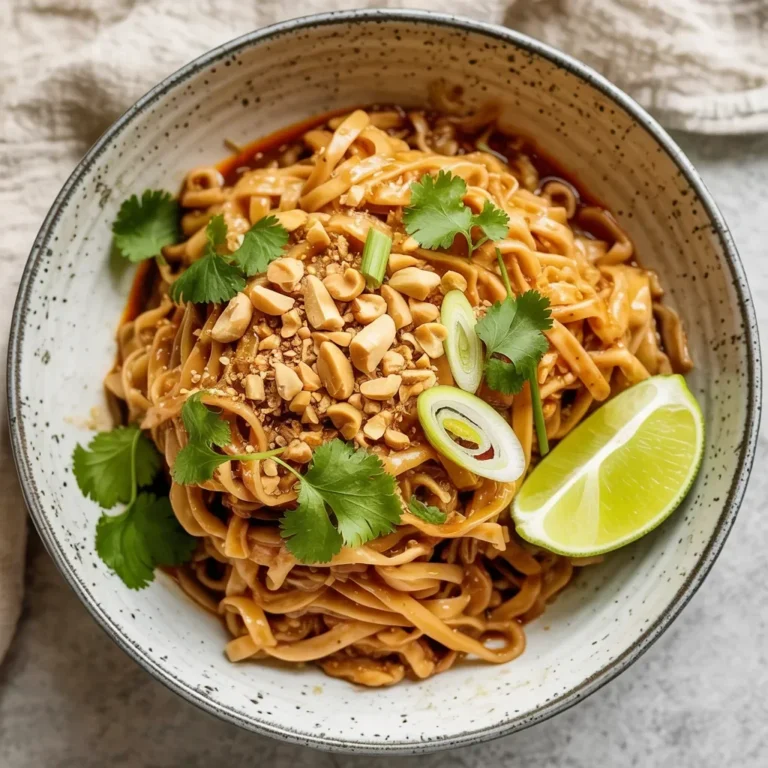 Peanut Butter Noodles Recipe